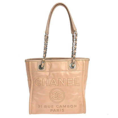 Chanel North South Deauville Tote Leather Product Image