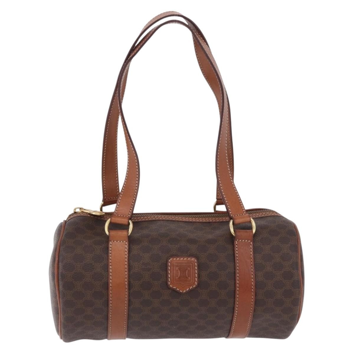 Celine Vintage Barrel Macadam Canvas & Leather Product Image