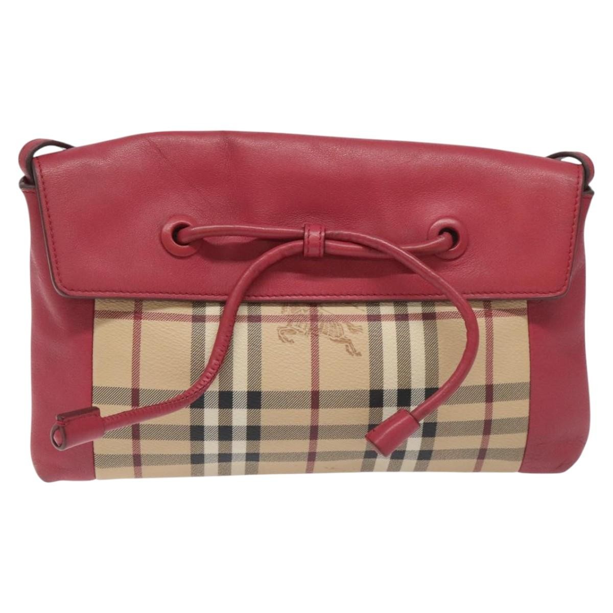 Burberry Nova check Shoulder bag Canvas and Leather Product Image