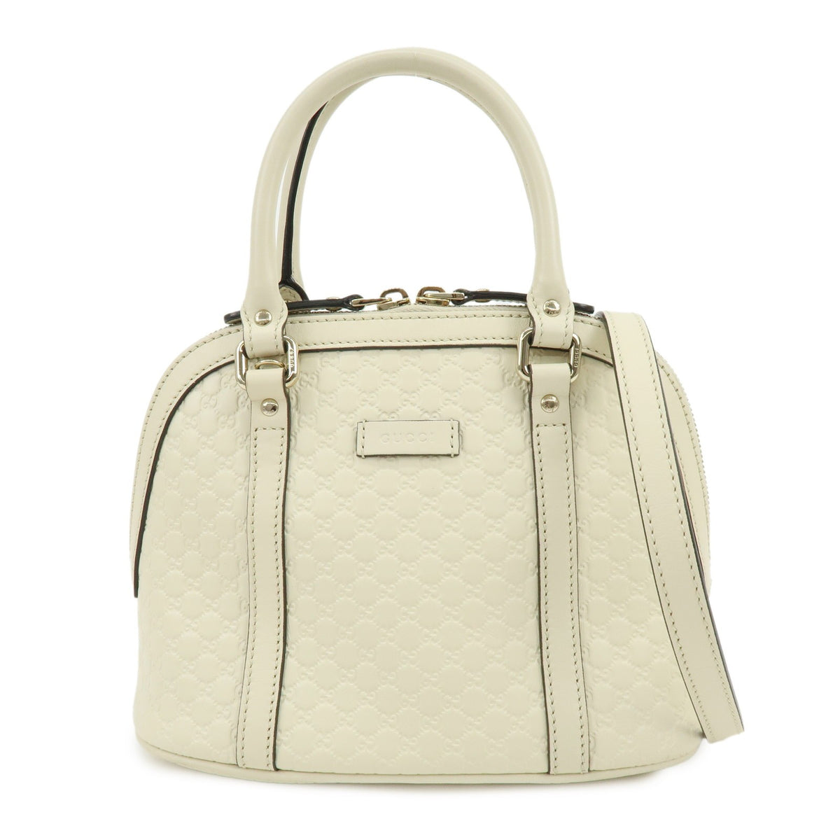 Gucci Convertible Dome Satchel Guccissima Leather Small
