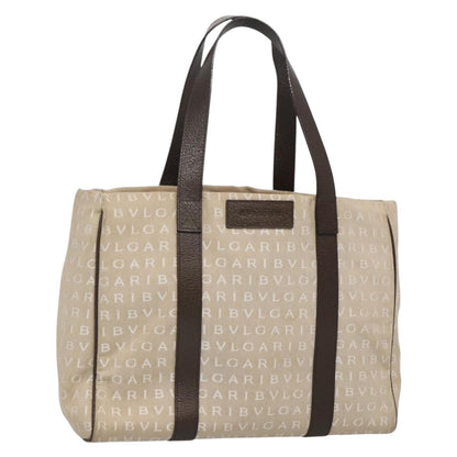 Bvlgari B.Zero1 Logomania Bag Canvas with Leather Large