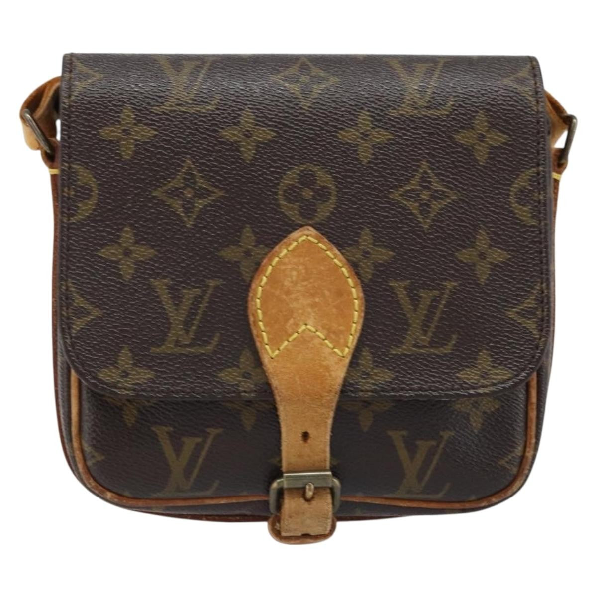 Louis Vuitton Cartouchiere Handbag Monogram Canvas PM