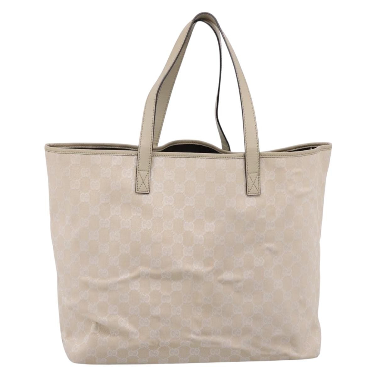 Gucci Open Tote GG Canvas and Leather Medium