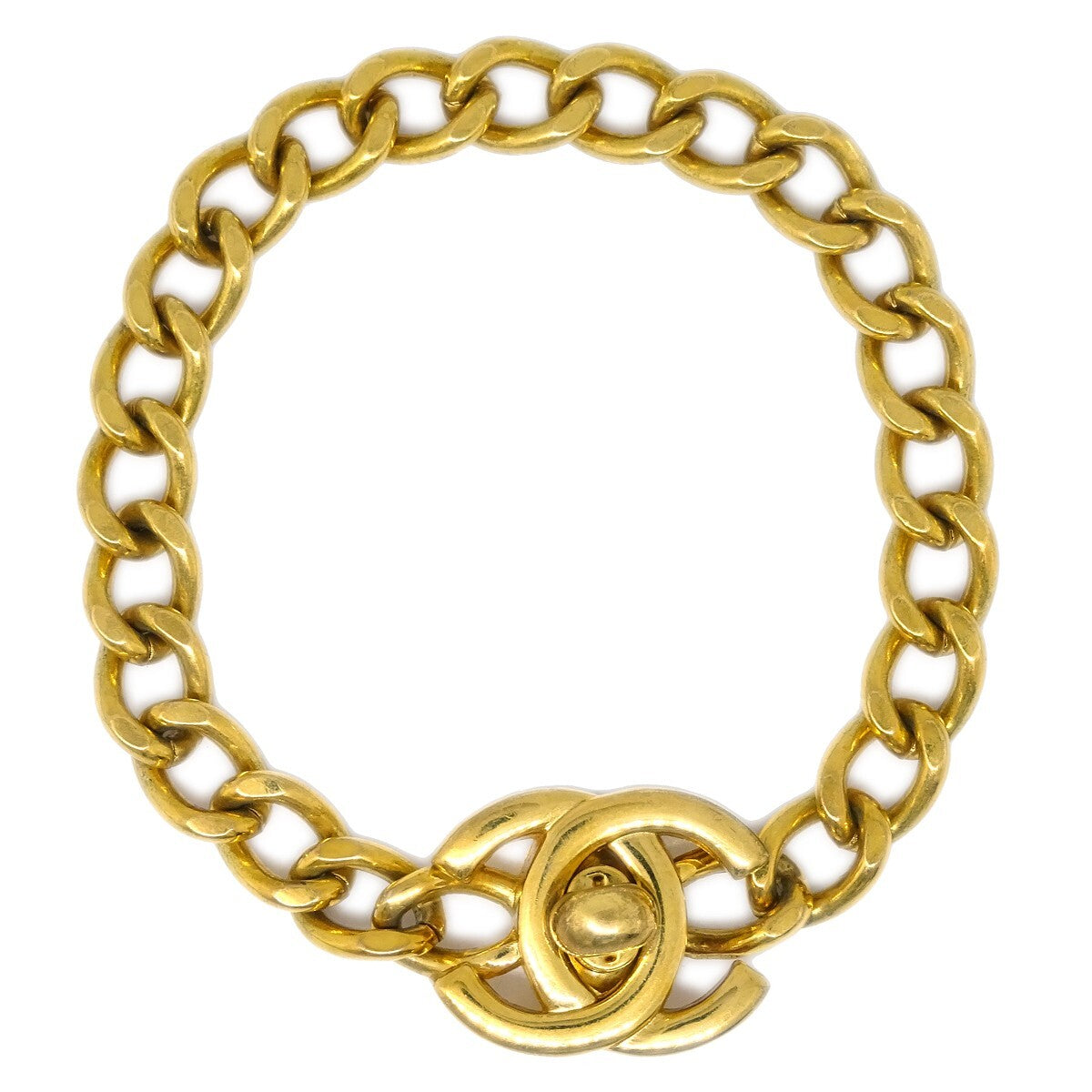 Chanel Vintage CC Turnlock Chain Metal Product Image