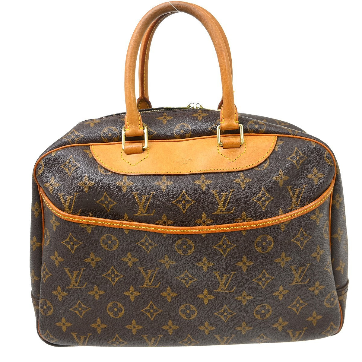 Louis Vuitton Deauville Handbag Monogram Canvas 34