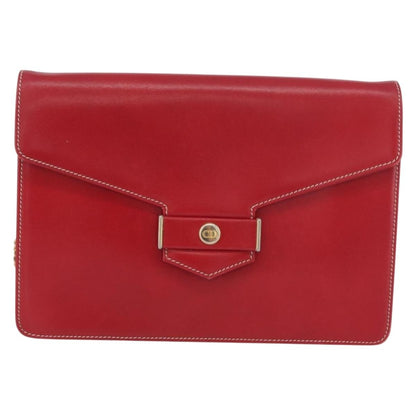 Christian Dior Vintage CD Chain Flap Shoulder Bag Leather Product Image