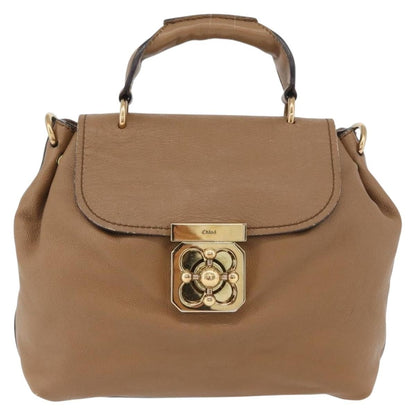 Chloe Elsie Convertible Satchel Leather Medium