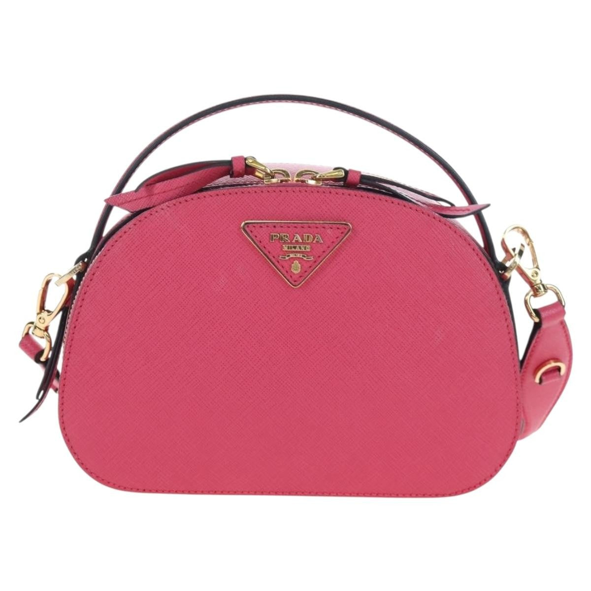 Prada Odette Top Handle Saffiano Leather Small