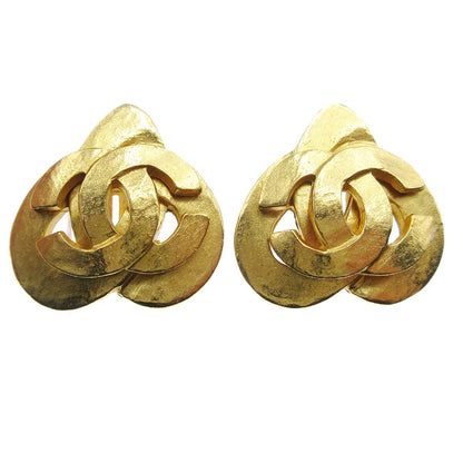 Chanel CC logo heart Gold-plated Product Image