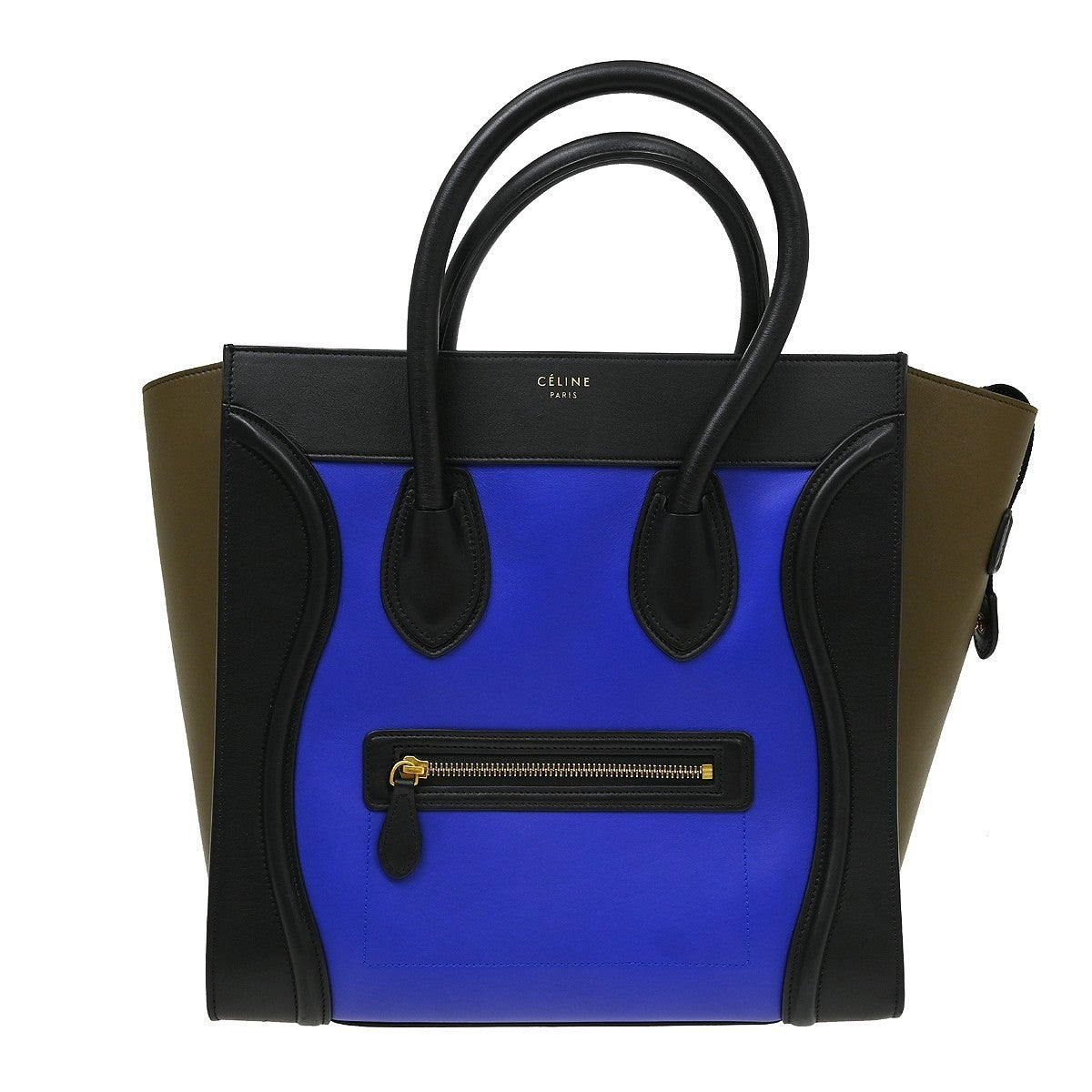Celine Tricolor Luggage Leather Mini