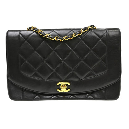 Chanel Vintage Diana Flap Bag Quilted Lambskin Medium