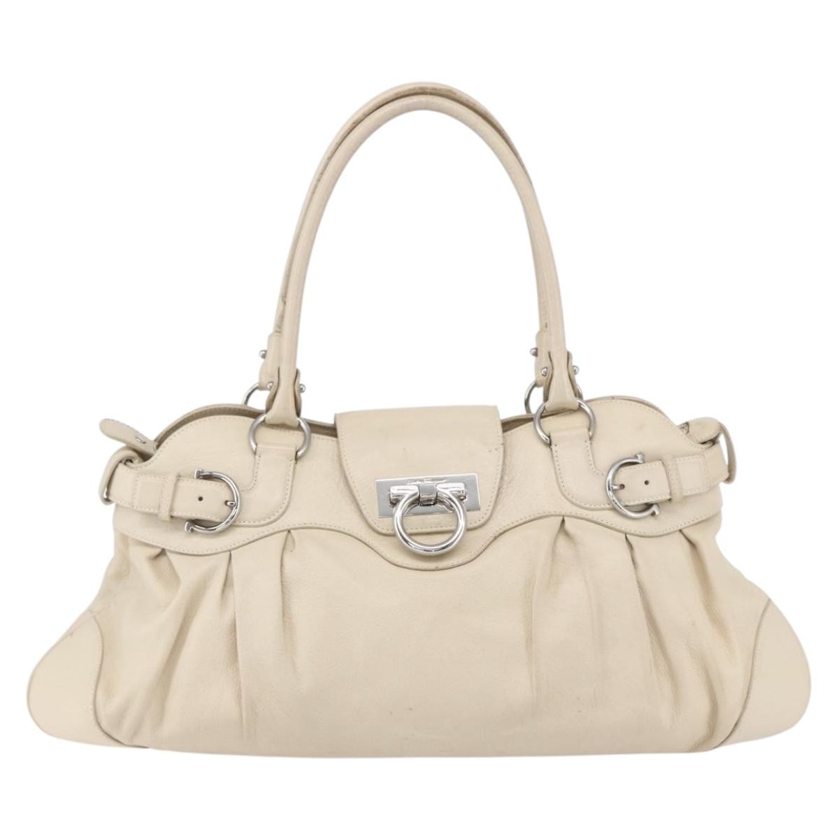 Salvatore Ferragamo Gancini handbag Leather Product Image