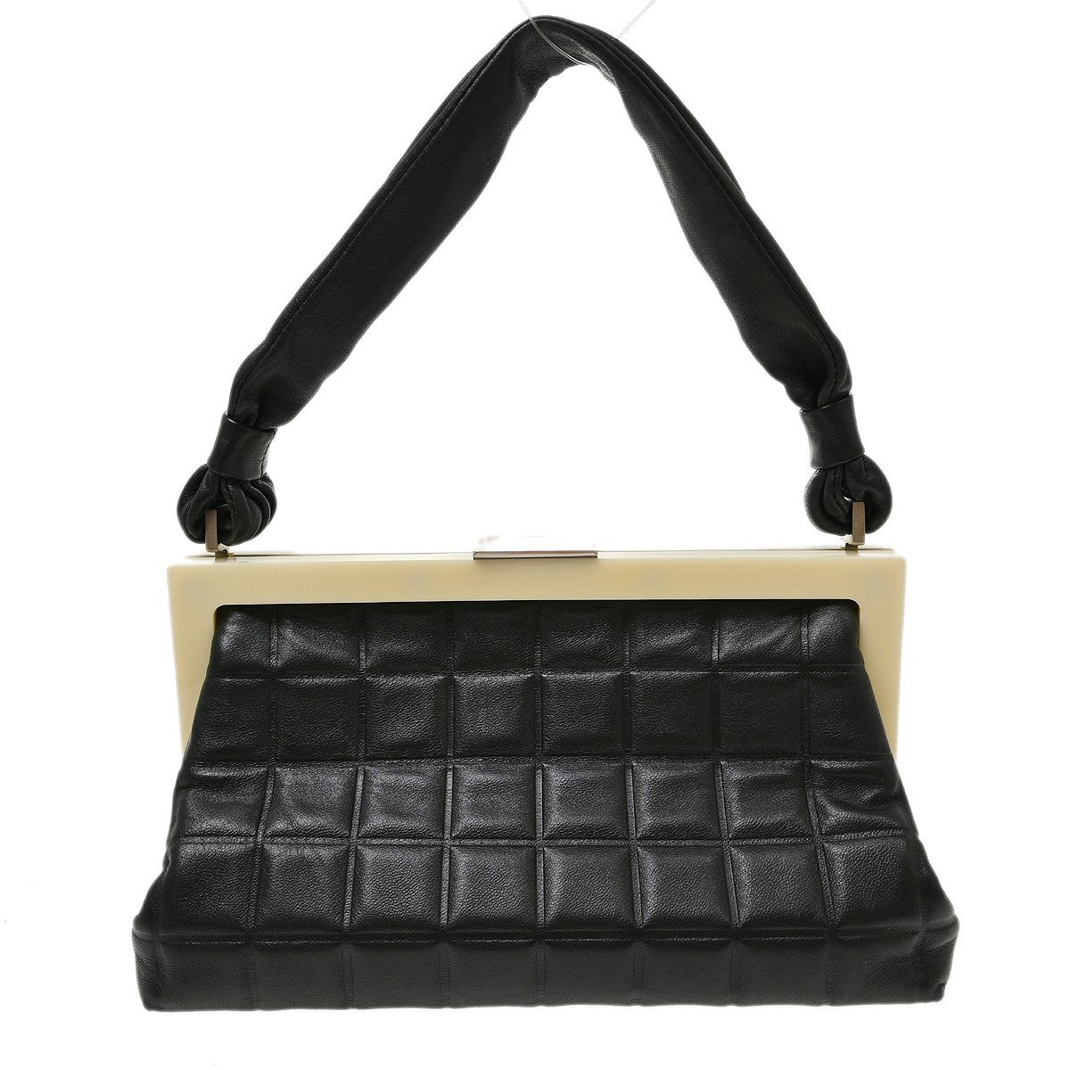 Chanel Chocolate Bar Frame Quilted Lambskin Small