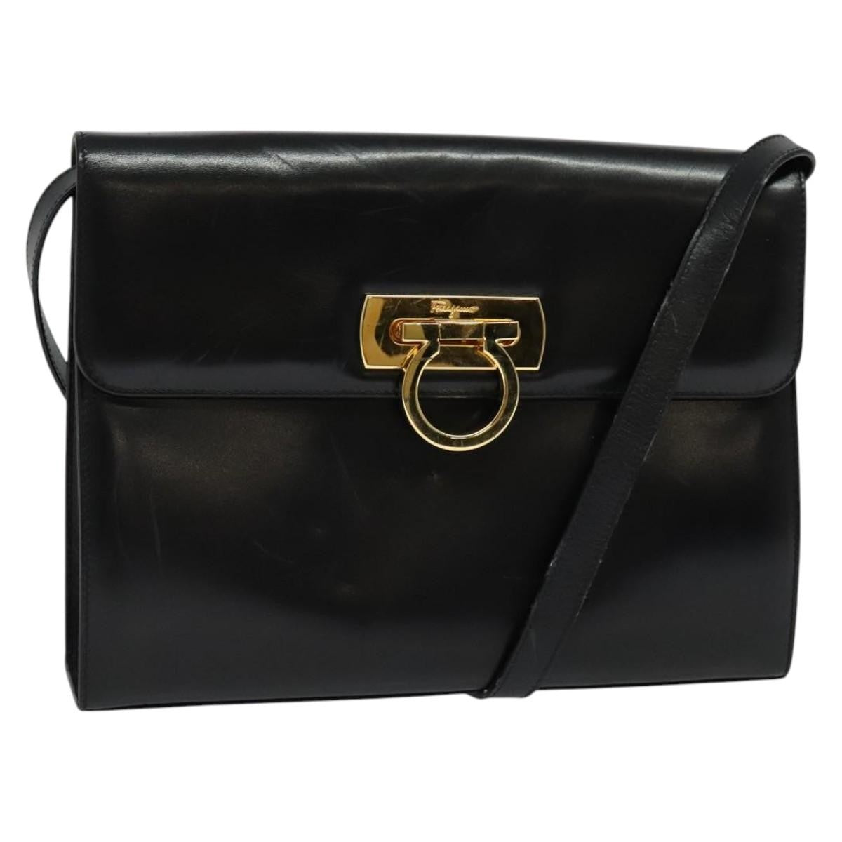 Salvatore Ferragamo Gancini Shoulder Bag Leather Product Image