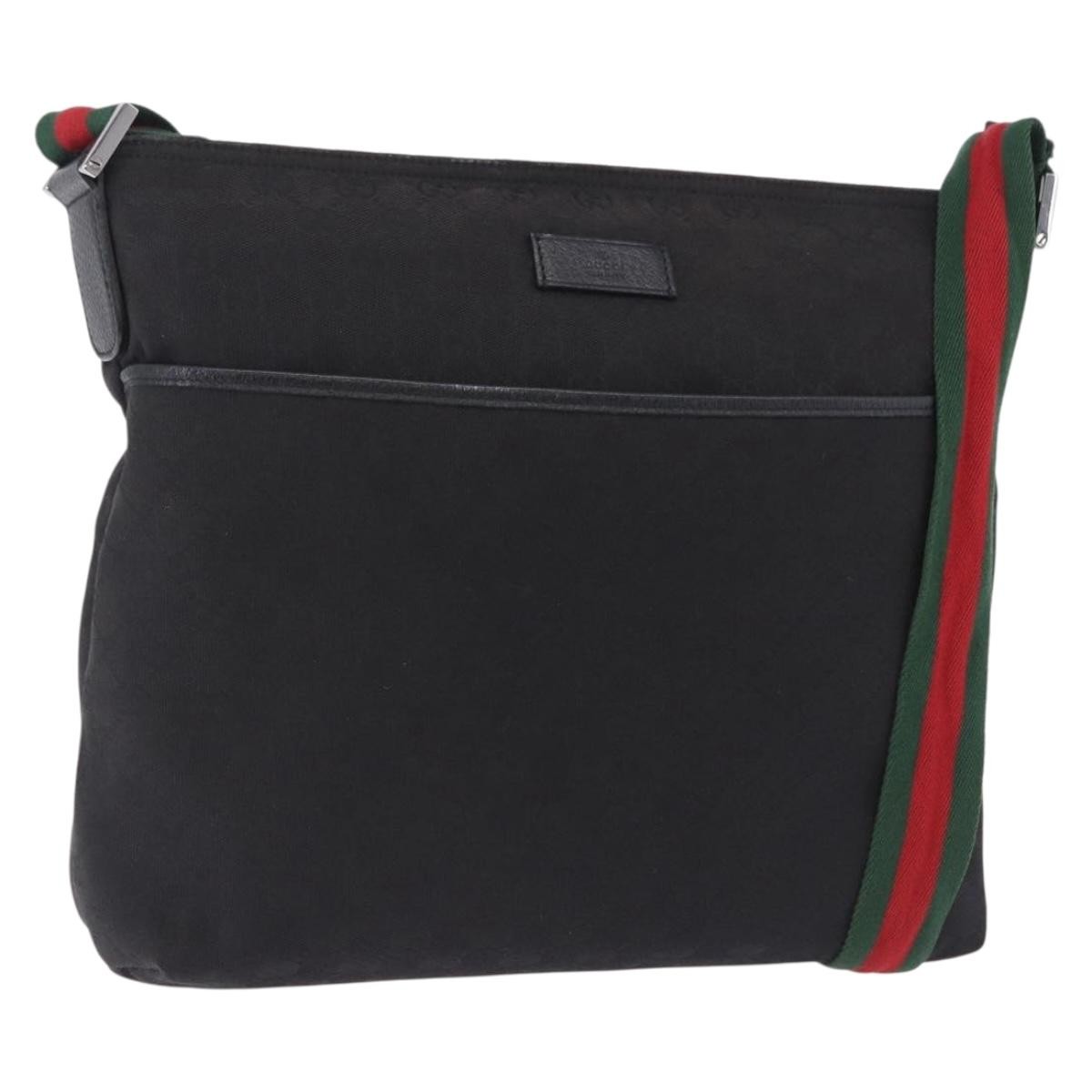 Gucci Front Pocket Web Messenger GG Canvas Medium
