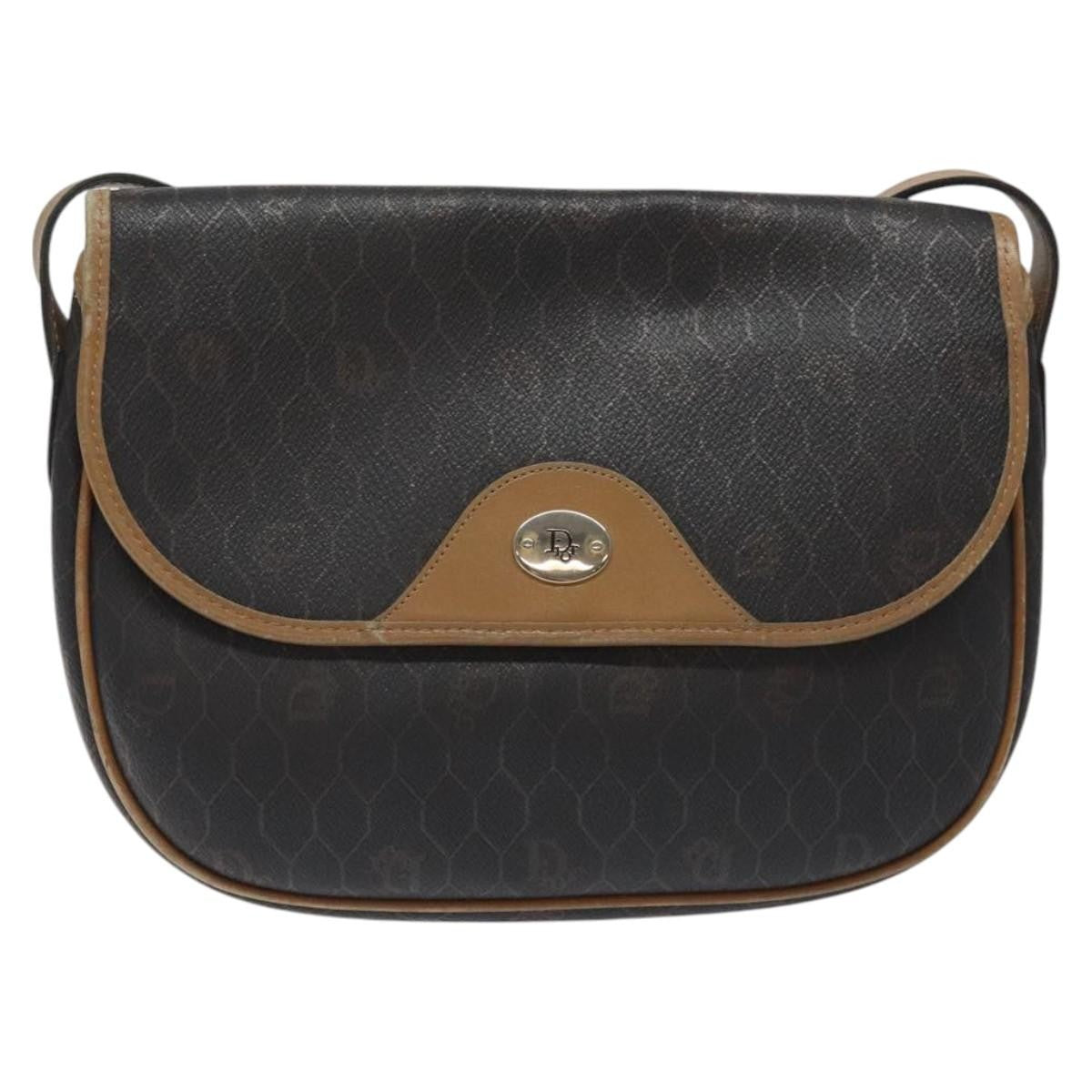 Christian Dior Vintage Honeycomb Flap Coated Canvas Product Image