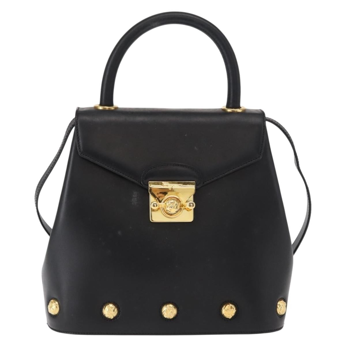 Salvatore Ferragamo Vintage Handbag Leather Product Image