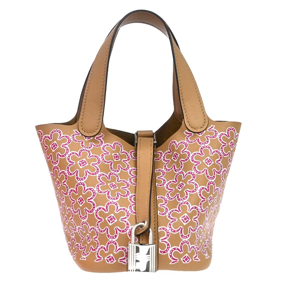 Hermes Picotin Lock Lucky Daisy Printed Swift Micro