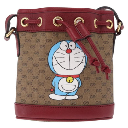 Gucci Doraemon Bucket Printed Mini GG Coated Canvas Mini