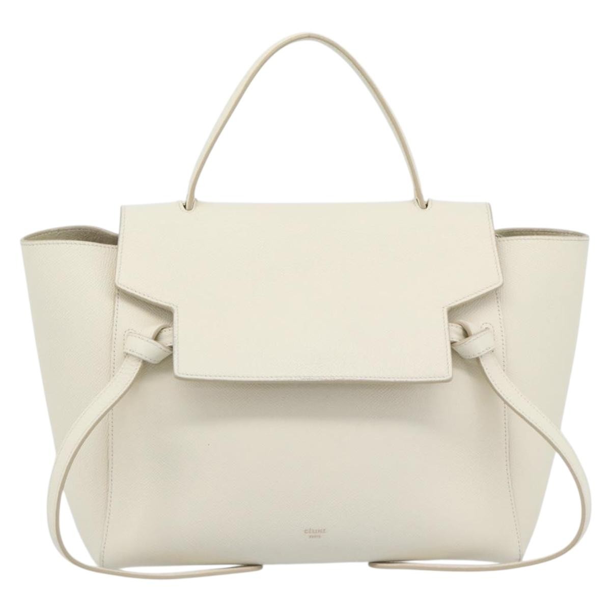 Celine Belt Textured Leather Micro