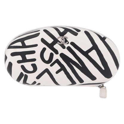 Chanel Coco Neige Zip Around Sunglasses Case with Chain Printed Leather Product Image