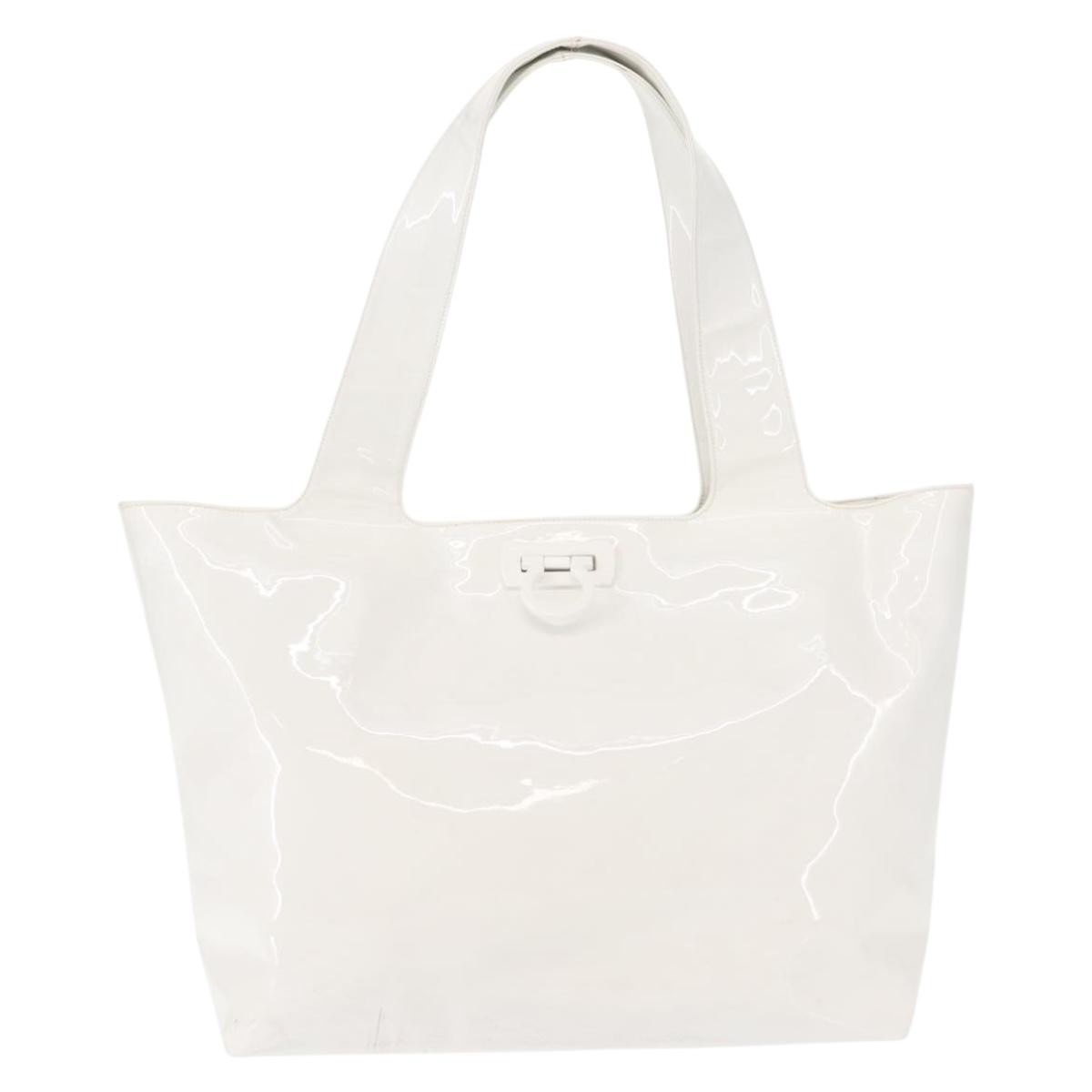 Salvatore Ferragamo Gancini Tote Patent leather Product Image