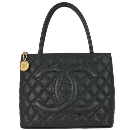 Chanel Medallion Tote Quilted Caviar Product Image