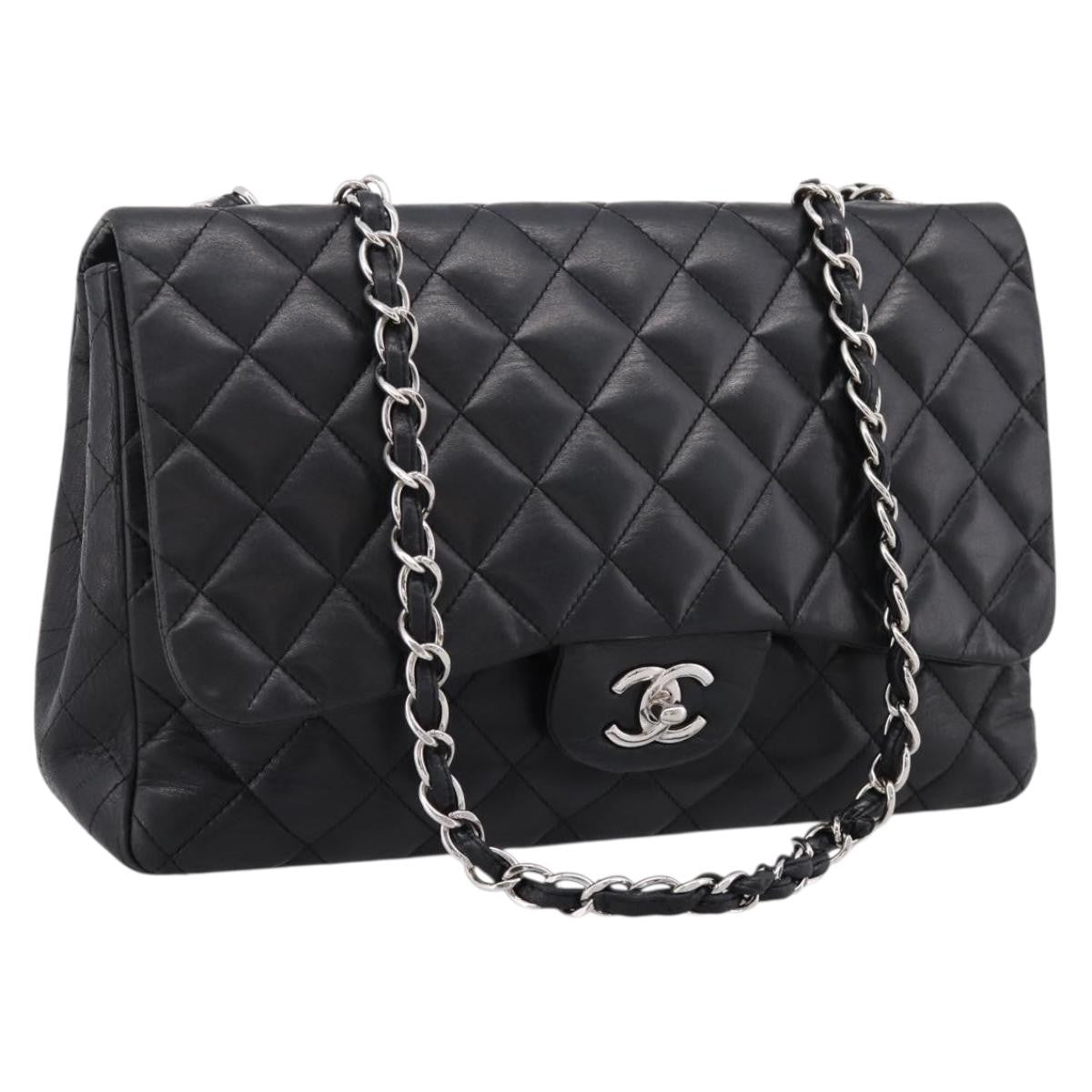 Chanel Vintage Square Classic Flap Quilted Lambskin Small