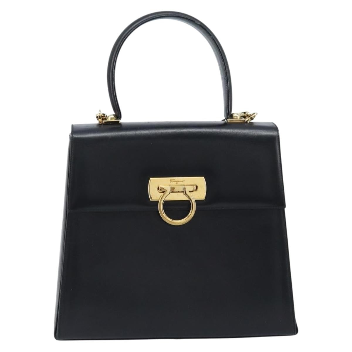 Salvatore Ferragamo Gancini Convertible Top Handle Leather Medium
