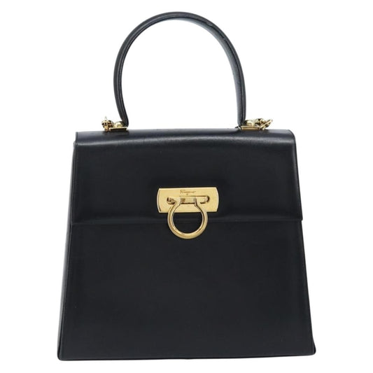 Salvatore Ferragamo Gancini Convertible Top Handle Leather Medium