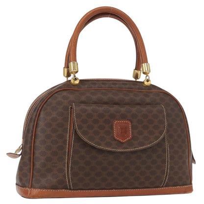 Celine Vintage Macadam Handbag Canvas and Leather Product Image