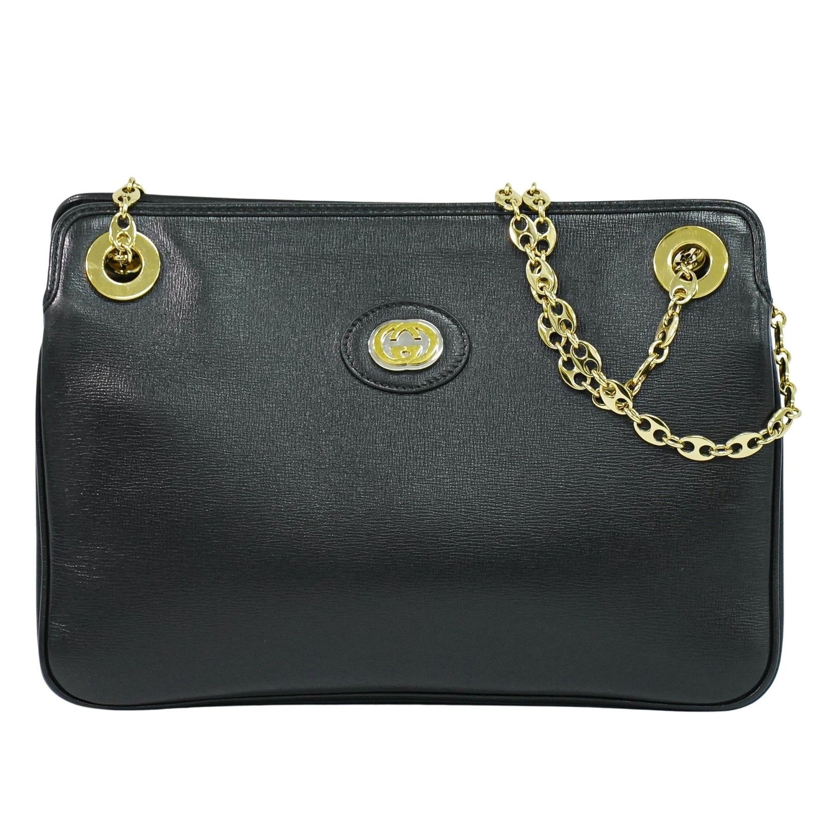 Gucci Marina Chain Shoulder Bag Leather Mini