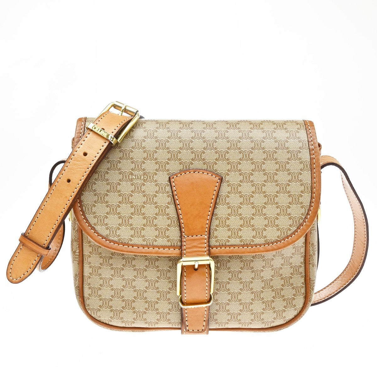 Celine Vintage Macadam Canvas and Leather Product Image