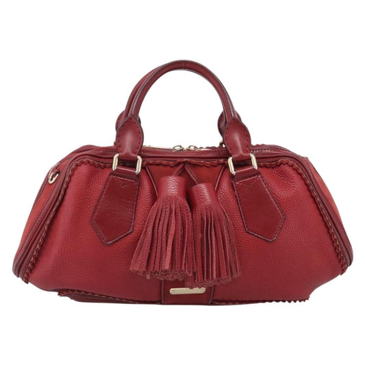 Burberry Hedwig Bowler Leather with Suede Large