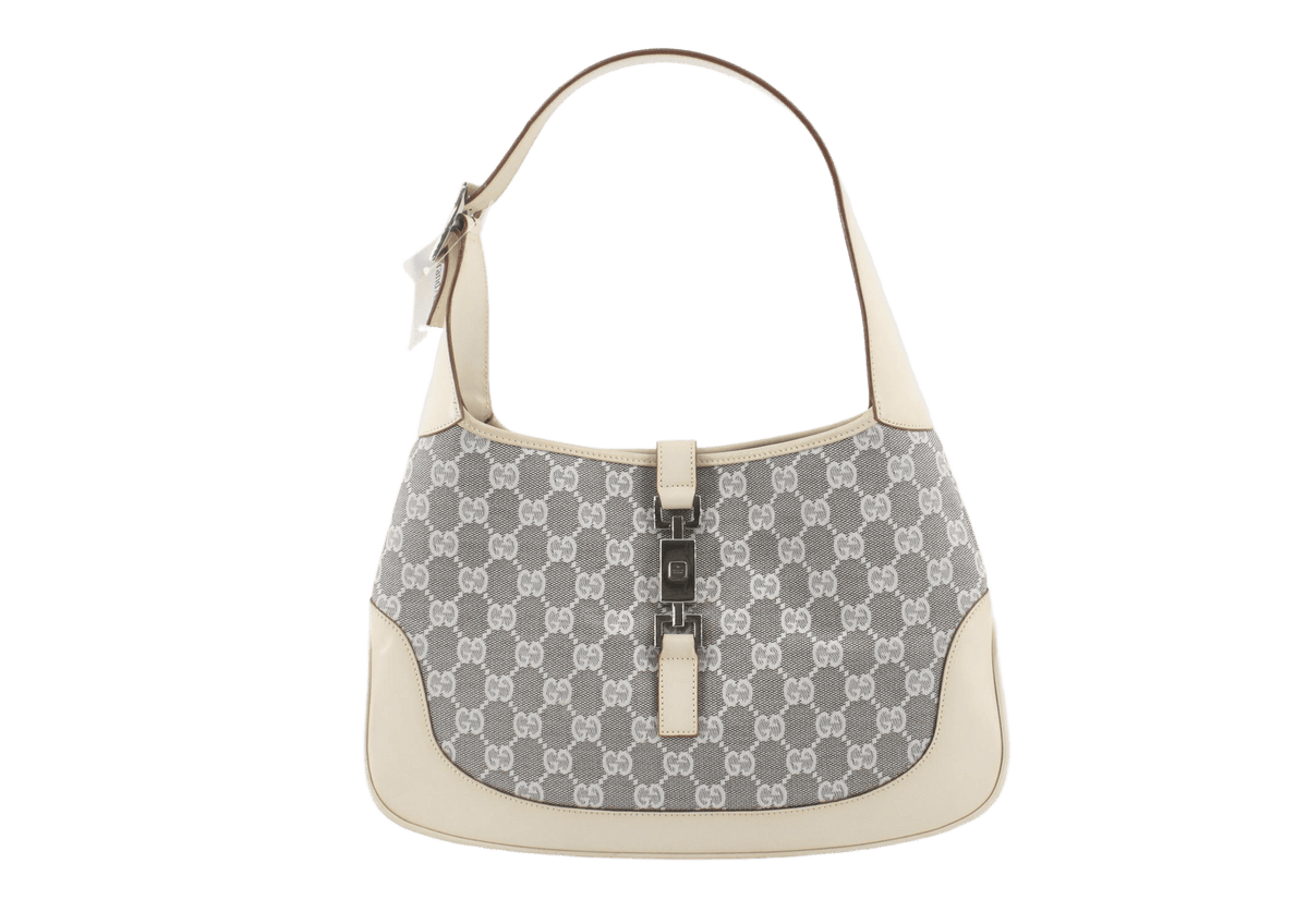 Gucci Jackie GG Canvas and Leather Large