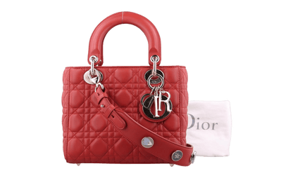 Christian Dior My ABCDior Lady Dior Cannage Quilt Leather Small