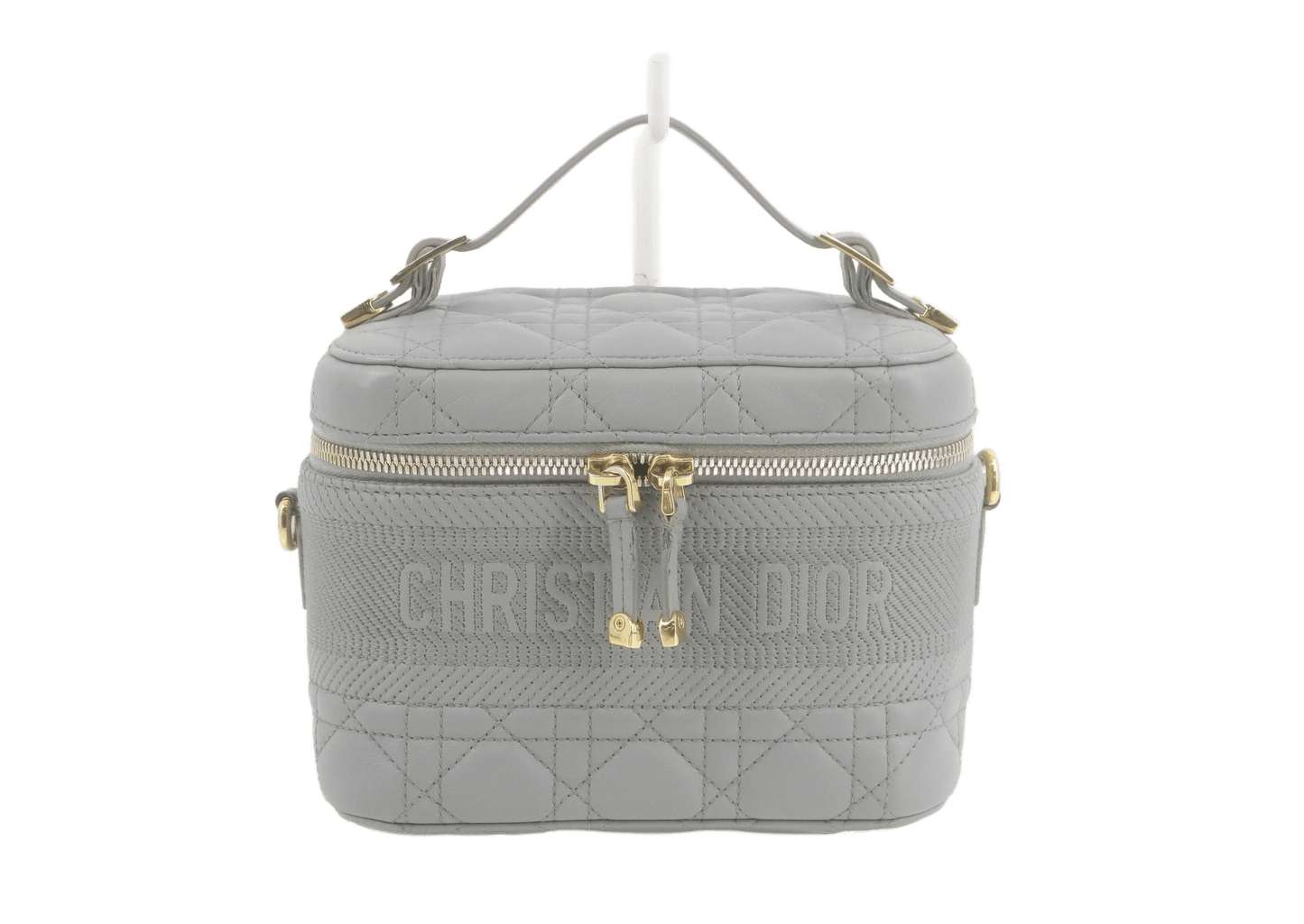Christian Dior DiorTravel Convertible Vanity Case Cannage Quilt Lambskin Small