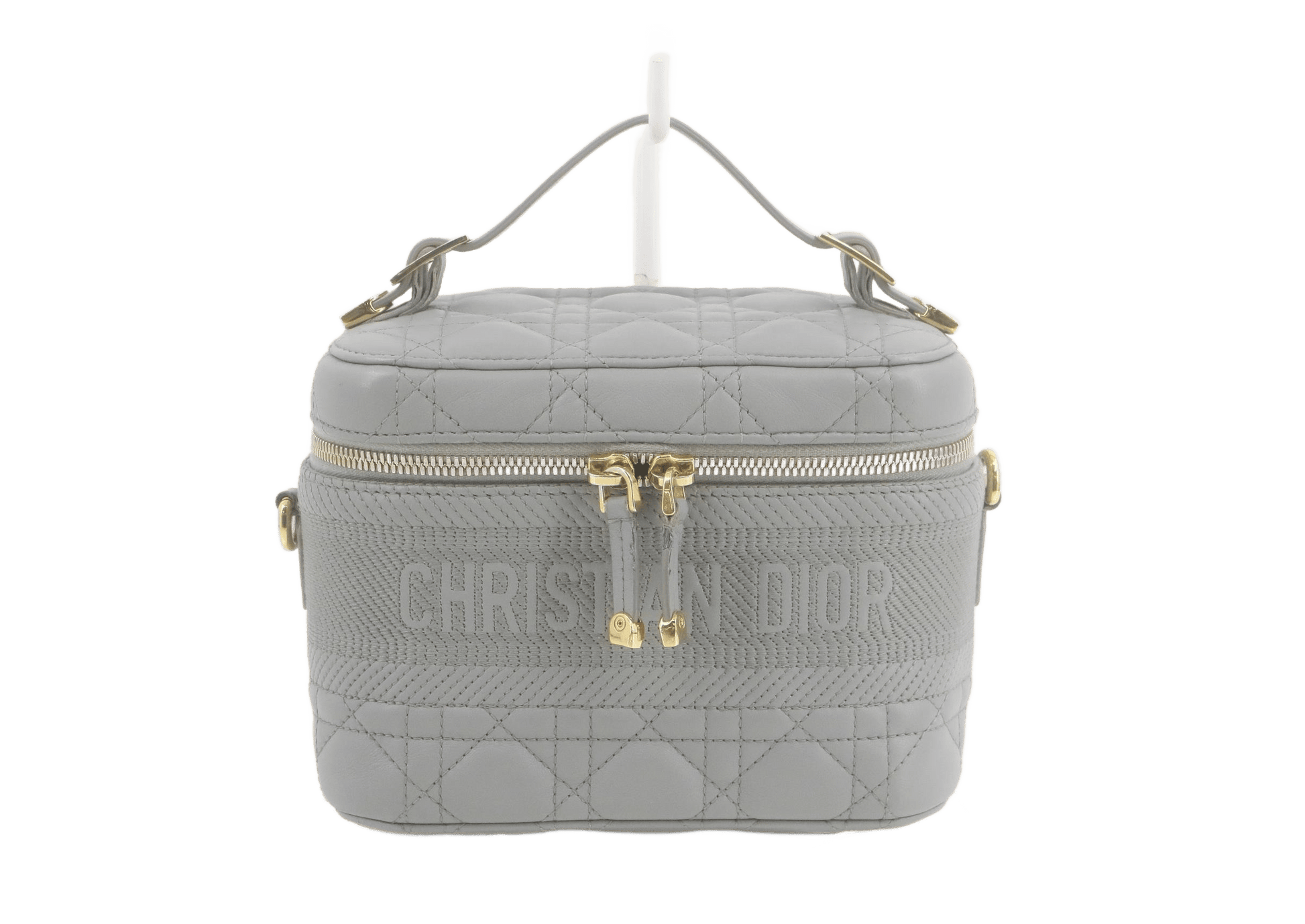 Christian Dior DiorTravel Convertible Vanity Case Cannage Quilt Lambskin Small