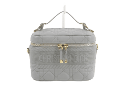 Christian Dior DiorTravel Convertible Vanity Case Cannage Quilt Lambskin Small