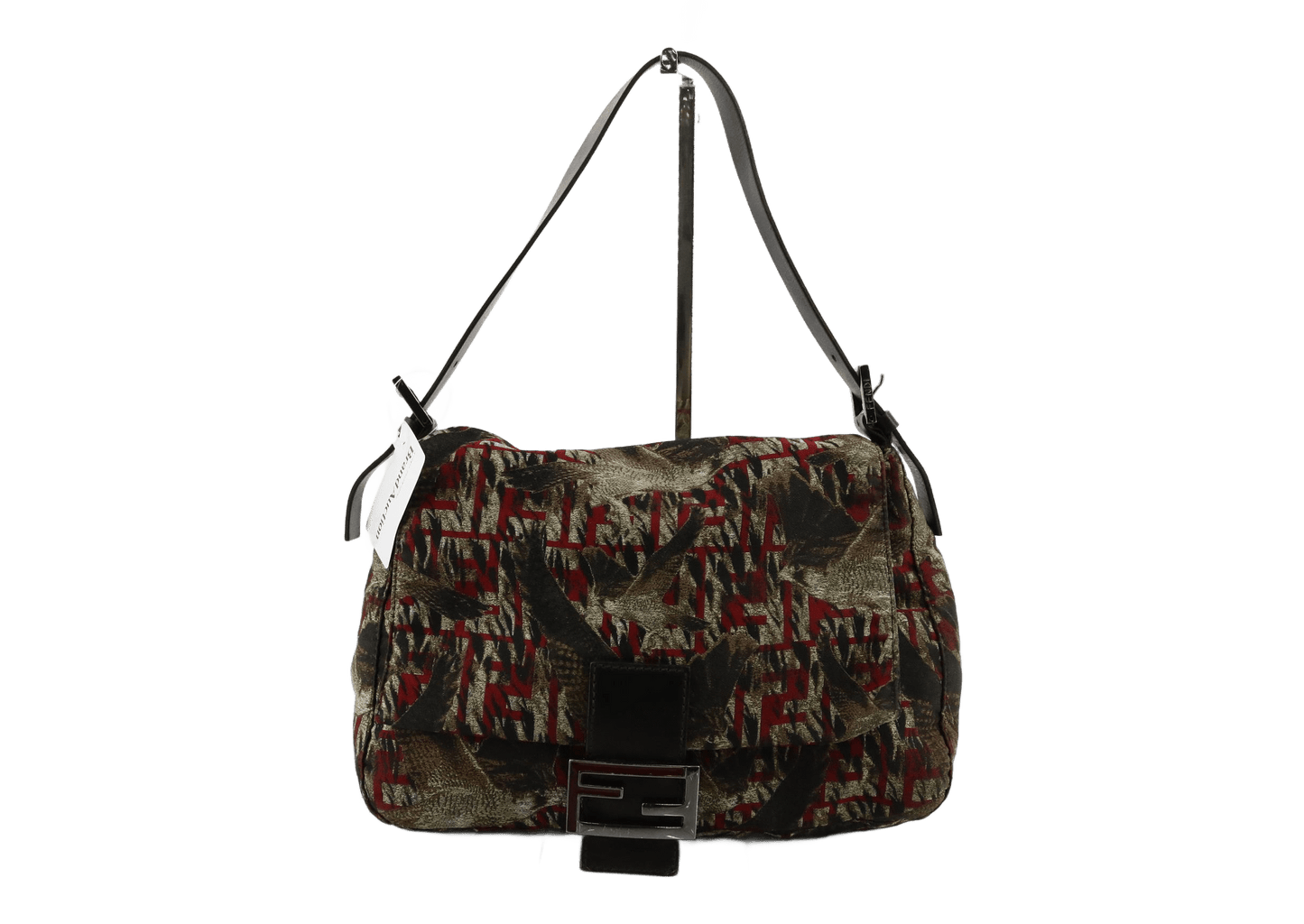 Fendi Mamma Baguette Canvas motif Bird medium