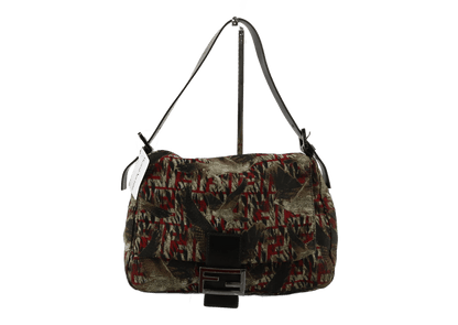 Fendi Mamma Baguette Canvas motif Bird medium