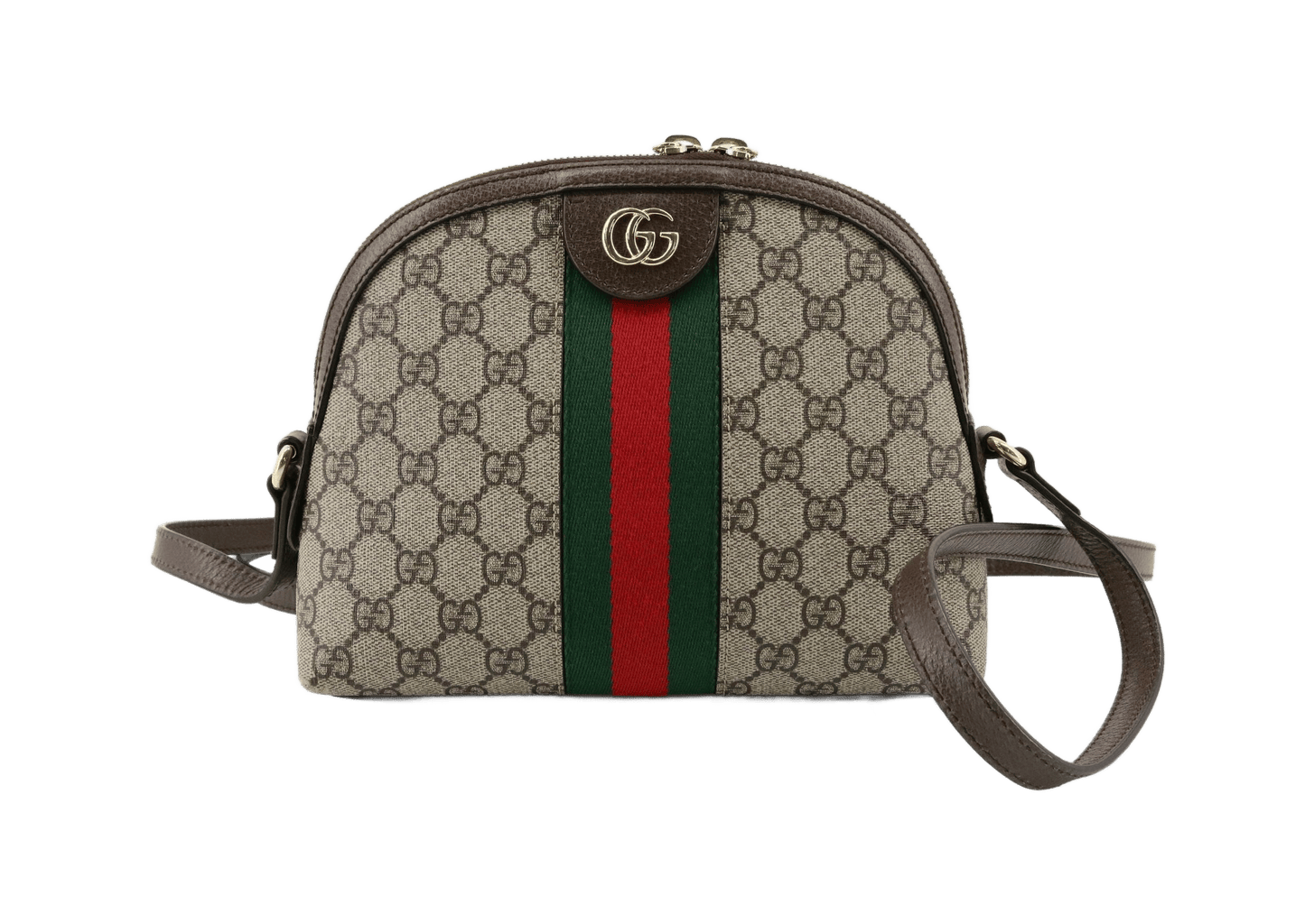 Gucci Ophidia Dome Shoulder GG Coated Canvas Small