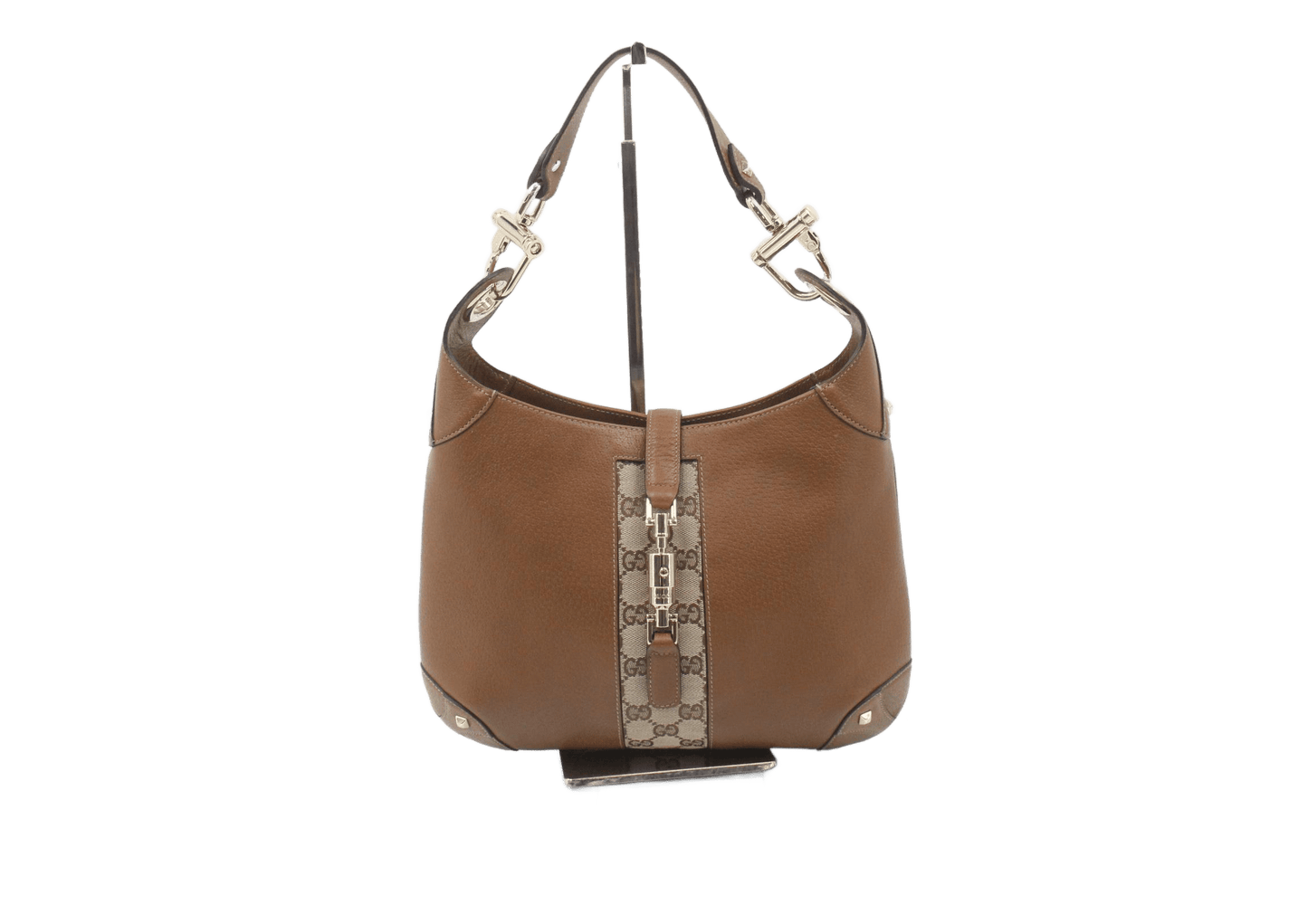 Gucci Vintage Jackie Shoulder Canvas and Leather medium