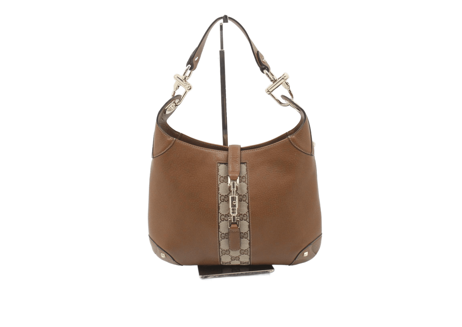 Gucci Vintage Jackie Shoulder Canvas and Leather medium