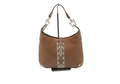 Gucci Vintage Jackie Shoulder Canvas and Leather medium
